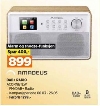 POWER Amadeus radio tilbud