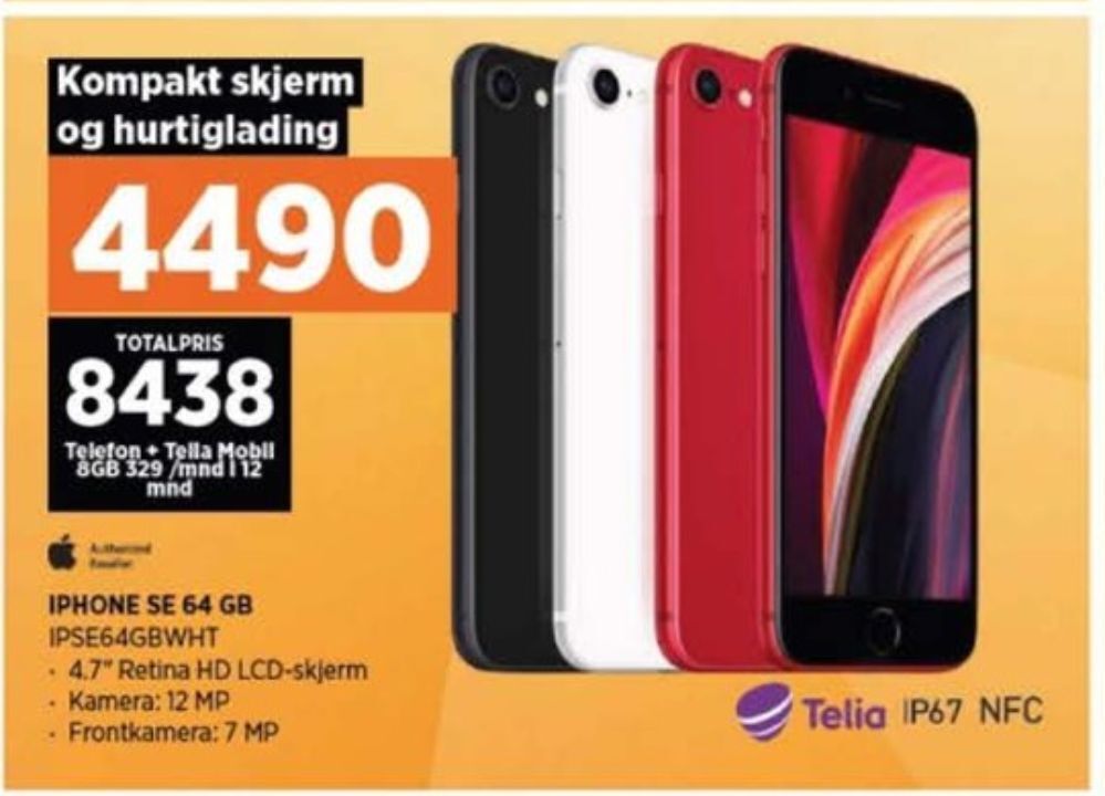 POWER Apple iphone se mobiltelefon tilbud