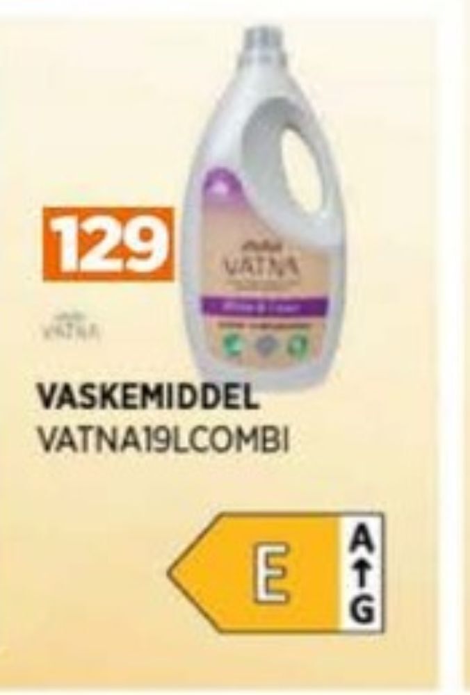 POWER Vatna vaskemiddel-flytende tilbud