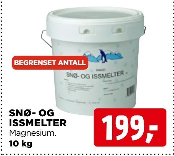 jem & fix Snø- og issmelter tilbud