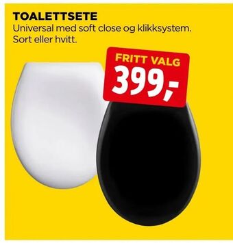 jem & fix Toalettsete tilbud