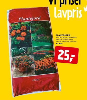 jem & fix Plantejord tilbud