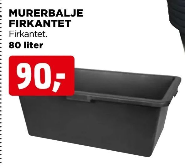 jem & fix Murerbalje firkantet tilbud