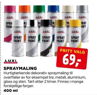 jem & fix Spraymaling tilbud
