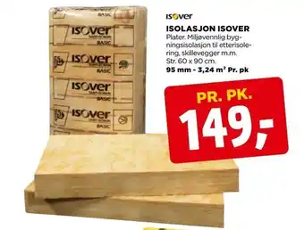 jem & fix Isolasjon isover tilbud