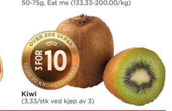 Meny Kiwi tilbud