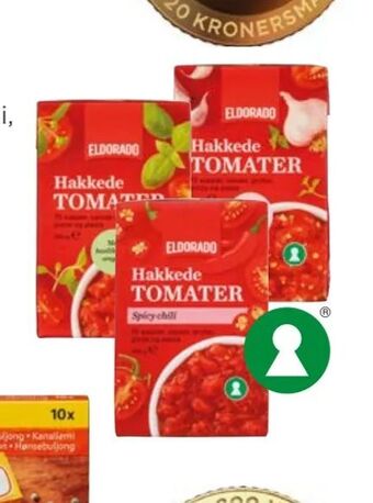 Meny Hakkede tomater tilbud