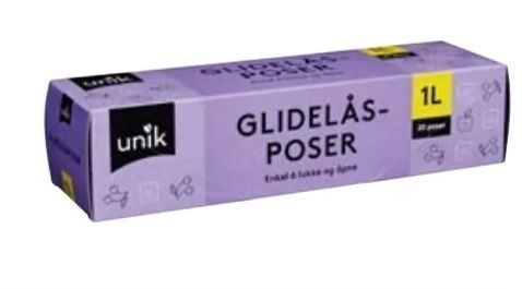 Meny Glidelåspose tilbud