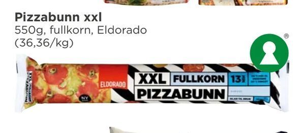 Meny Pizzabunn xxl tilbud