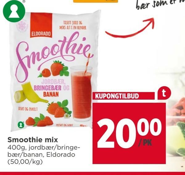 Meny Smoothie mix tilbud