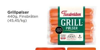 Meny Grillpølser tilbud