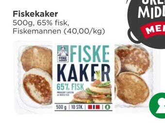 Meny Fiskekaker tilbud