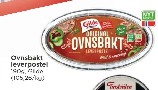 Meny Ovnsbakt leverpostei tilbud
