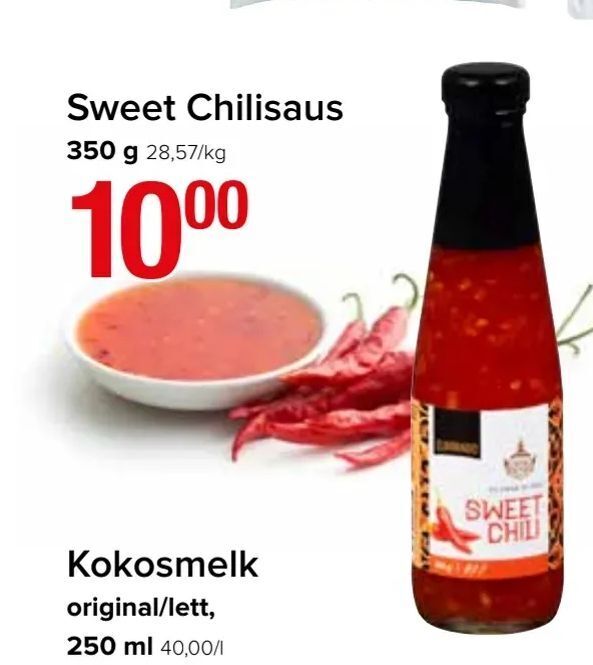 Spar Sweet Chilisaus tilbud