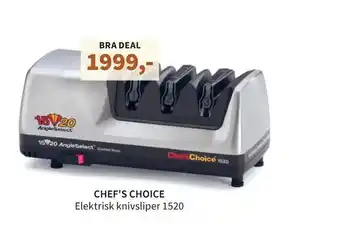Tilbords Chef's choice Elektrisk knivsliper 1520 tilbud