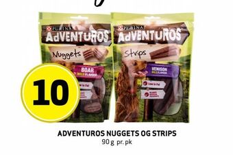 Bunnpris ADVENTUROS NUGGETS OG STRIPS tilbud