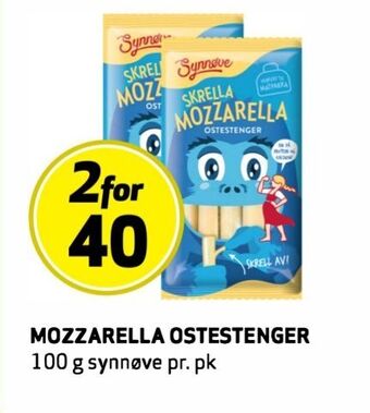 Bunnpris Mozzarella ostestenger tilbud