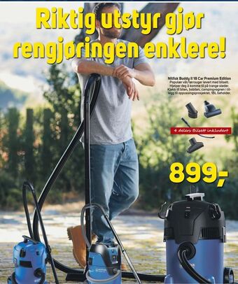 Megaflis Nilfisk Buddy II 18 Car Premium Edition tilbud