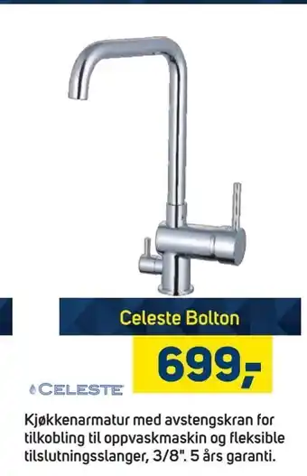Megaflis Celeste Bolton tilbud