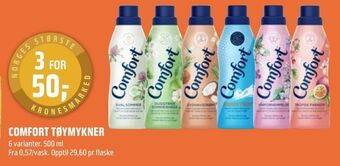 Coop Obs Comfort tøymykner tilbud