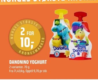 Coop Obs Danonino yoghurt tilbud