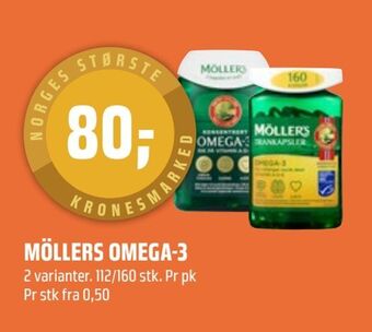 Coop Obs Möllers omega-3 tilbud