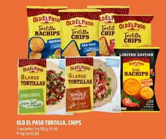 Coop Obs Old el paso tortilla, chips tilbud