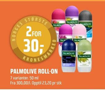 Coop Obs Palmolive roll-on tilbud