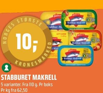 Coop Obs Stabburet makrell tilbud