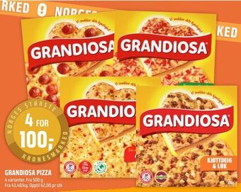 Coop Obs Grandiosa pizza tilbud