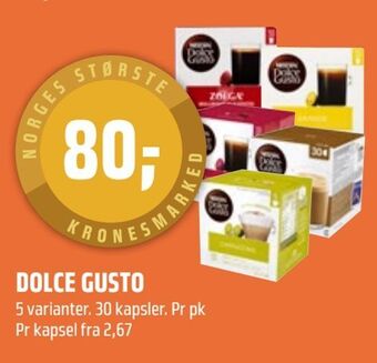 Coop Obs Dolce gusto tilbud