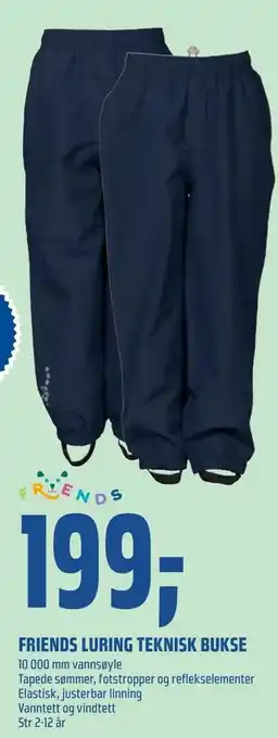 Friends luring teknisk bukse