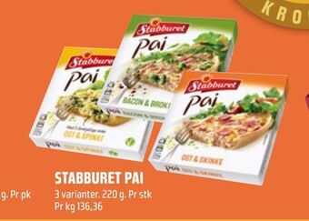 Coop Obs Stabburet pai tilbud