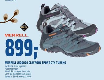 Coop Obs Merrell j500076 claypool sport gtx tursko tilbud