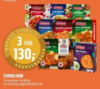 Coop Obs Fjordland tilbud