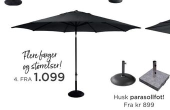 Møbelringen Solar Line parasoll tilbud