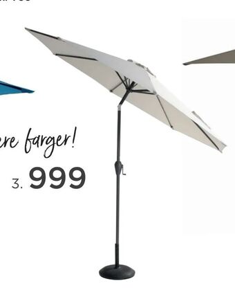 Møbelringen Solar+ parasoll tilbud