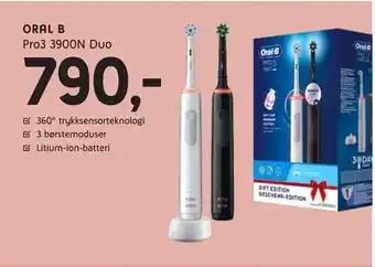 ELON Oral b Pro3 3900N Duo tilbud