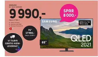 ELON Samsung 65" QLED QE65Q80 tilbud