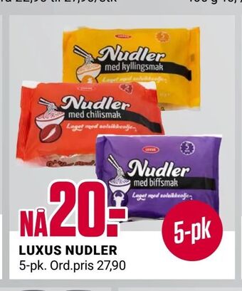 Europris Luxus nudler tilbud