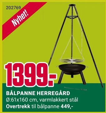 Europris Bålpanne herregård tilbud