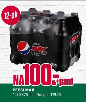 Europris Pepsi max tilbud