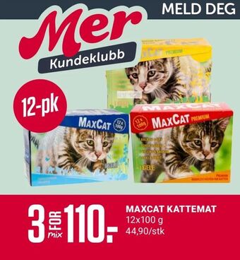 Europris Maxcat kattemat tilbud