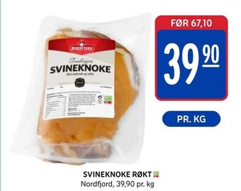 Rema 1000 Svineknoke røkt tilbud