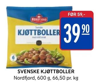 Rema 1000 Svenske kjøttboller tilbud