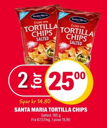 Coop Extra Santa maria tortilla chips tilbud