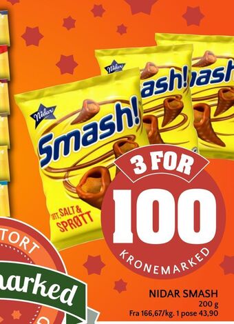 Coop Mega Nidar smash tilbud