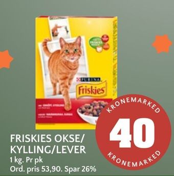 Coop Mega Friskies okse/ kylling/lever tilbud