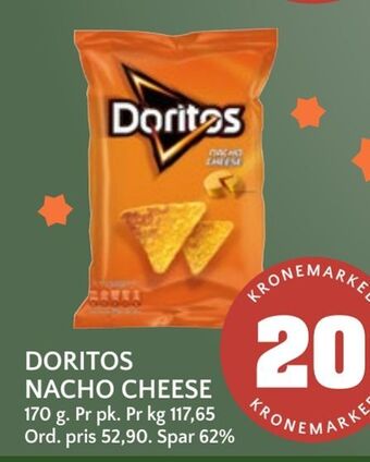 Coop Mega Doritos nacho cheese tilbud