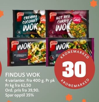 Coop Mega Findus wok tilbud